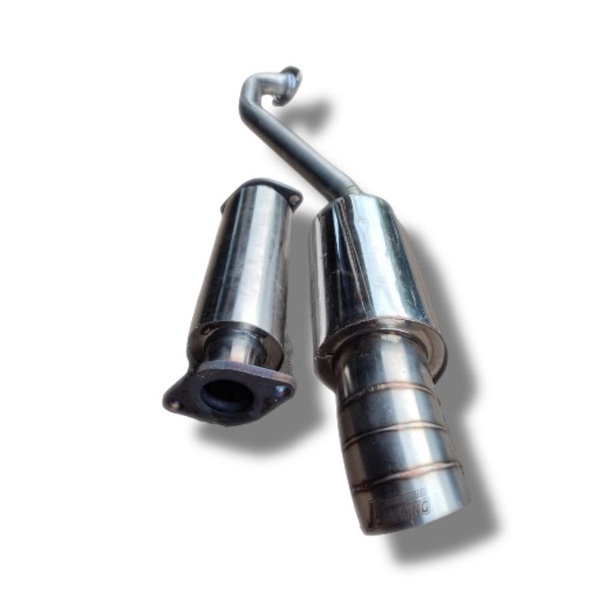 Muffler knalpot Termurah bolt on Honda jazz gk5/ge8merek JS racing Titan
