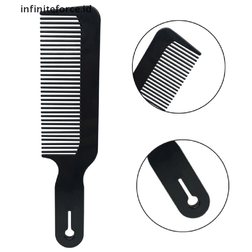 Infiniteforce.id Sisir Flat Top Peralatan Potong Rambut Untuk Barber