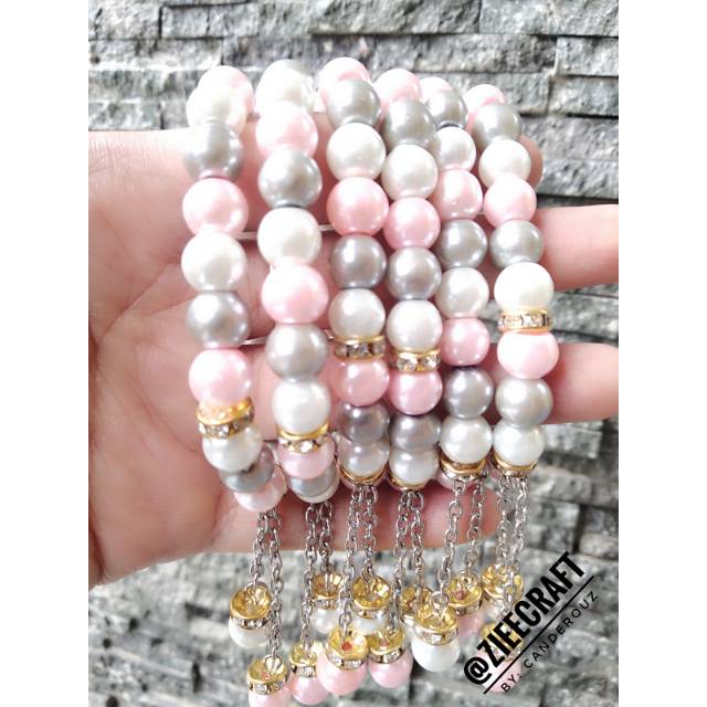 GELANG CANTIK PINKY MUTIARA