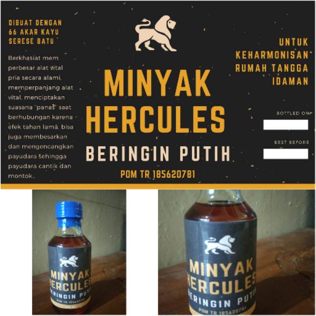 Minyak Hercules Beringin Putih Lebih Ampuh dari Minyak Bulus & Minyak Lintah Papua dan daun bungkus