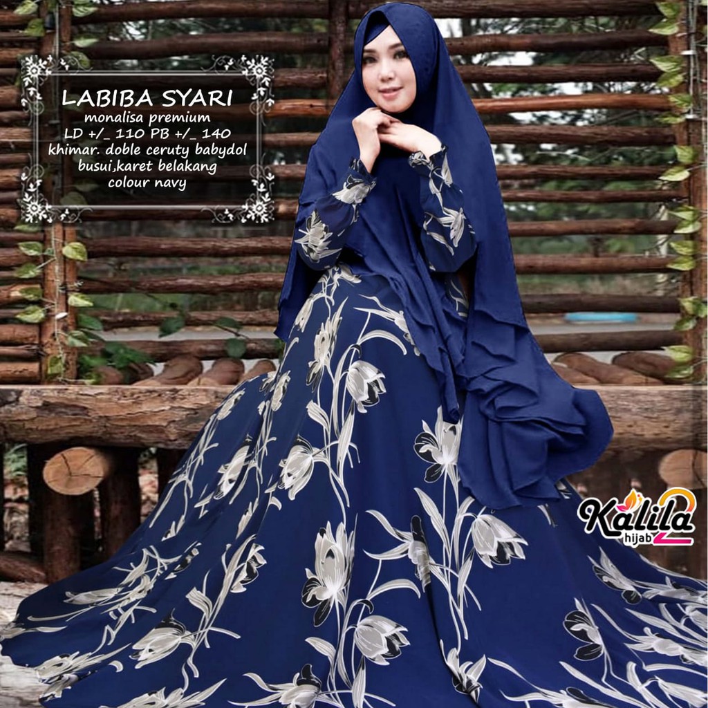 OK - [COD] BAJU GAMIS WANITA MUSLIM LABIBA SYARI | GAMIS SYARI MURAH | GAMIS DRESS WANITA TERBARU