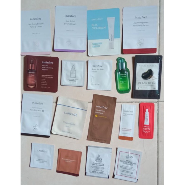 [SAMPLE HOT ❤️] Skincare Korea BEST innisfree , Laneige, mamonde, dll
