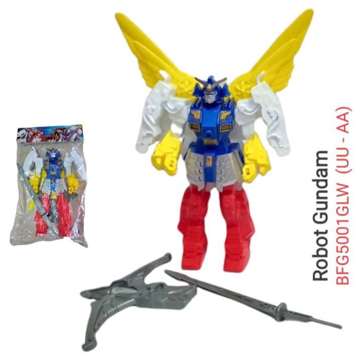 BFG 5001GLW Mainan Anak Robot Gundam Kantong Warna BFG5001 GLW