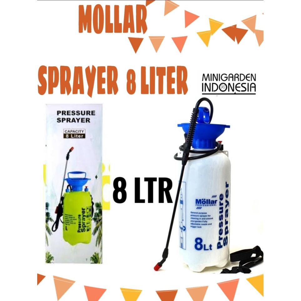 SPRAYER MANUAL MOLLAR 8 LITER SEMPROTAN HAMA DISINFEKTAN IRIGASI TAMAN