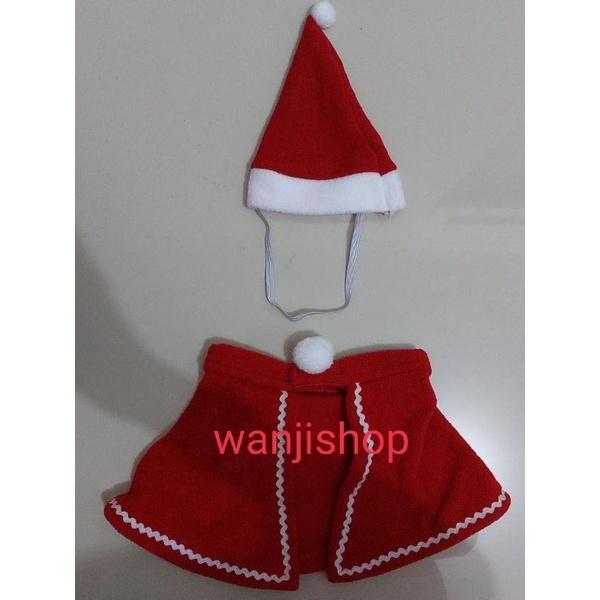 Kostum BAJU NATAL ANJING KUCING pet hewan peliharaan dress