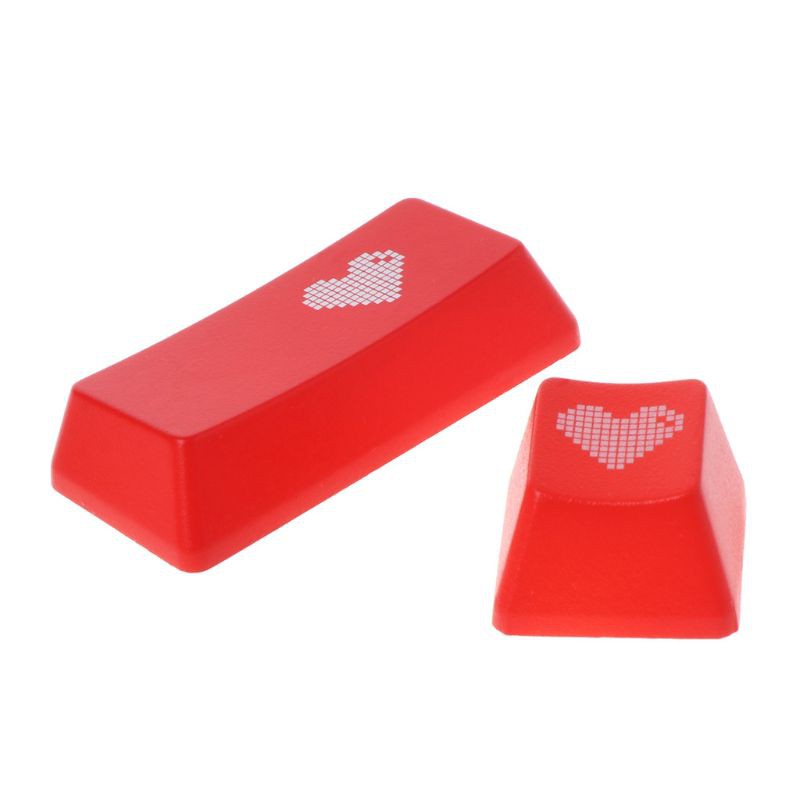 ENTER Vivi Keycap Keyboard Mekanik Motif Hati Warna Merah Untuk Pc/Komputer/Notebook