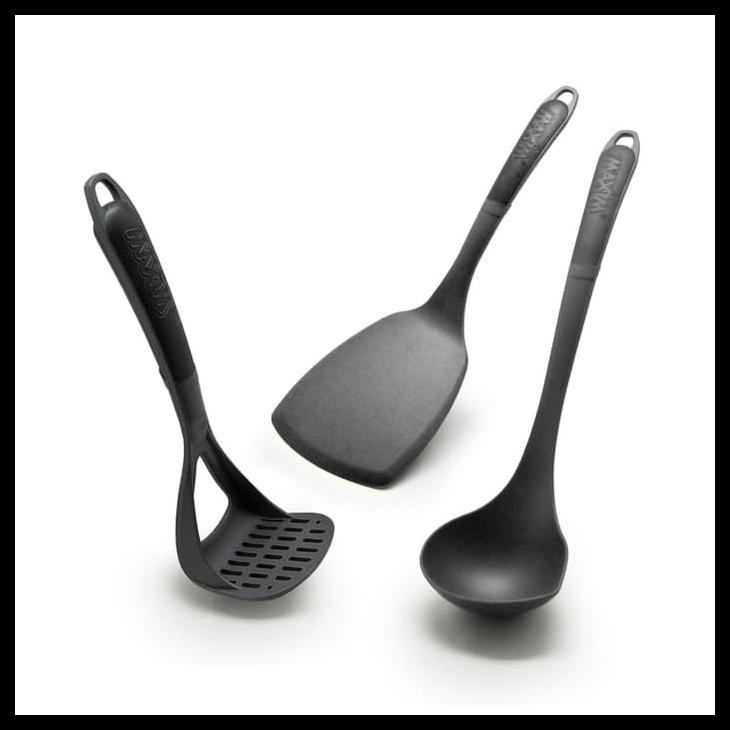 MAXIM UTENSIL SPATULA/SUTIL ALAT MASAK DAPUR 3 BUAH SET