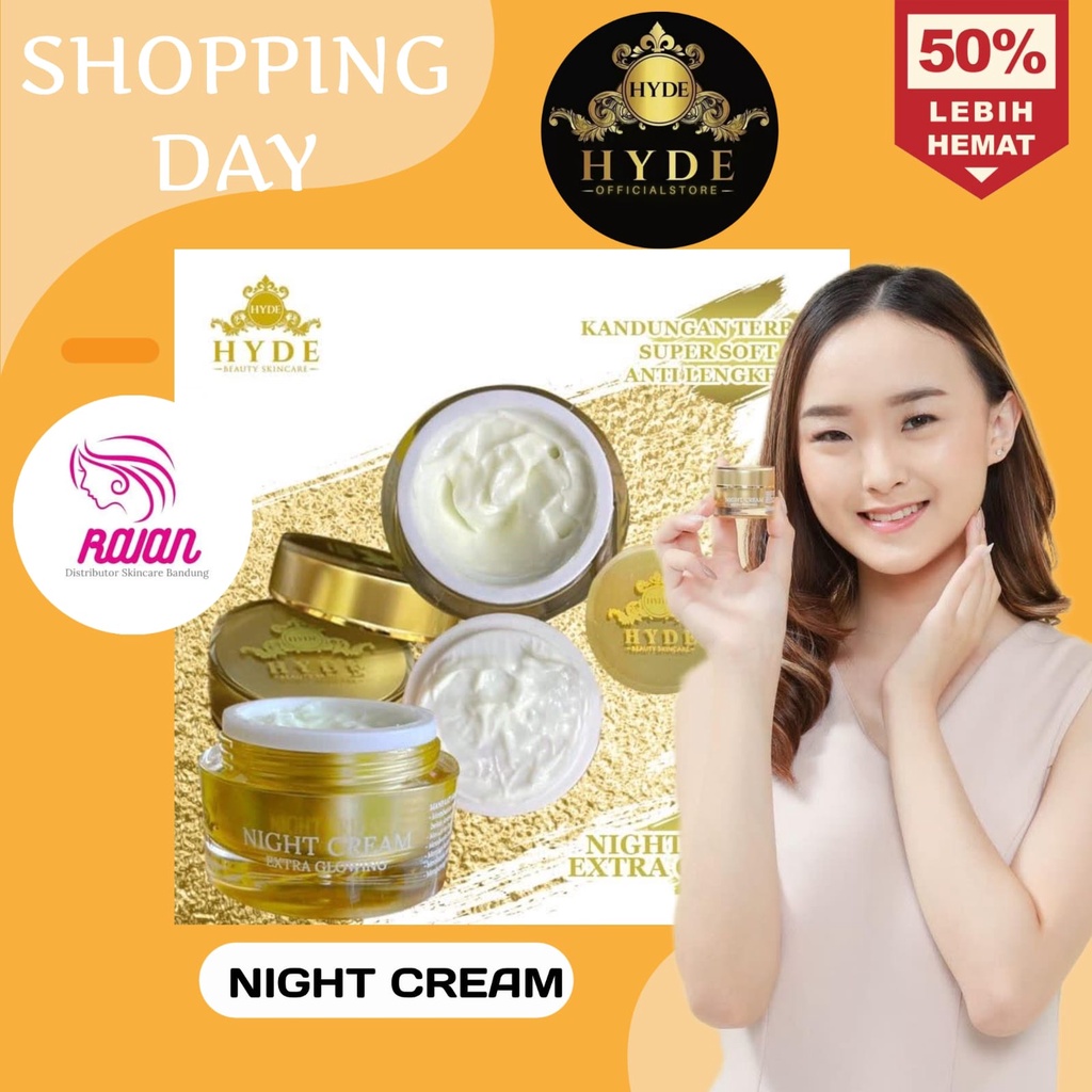 (COD) HYDE BEAUTY SKINCARE NGHT CREAM/ KRIM MALAM HYDE