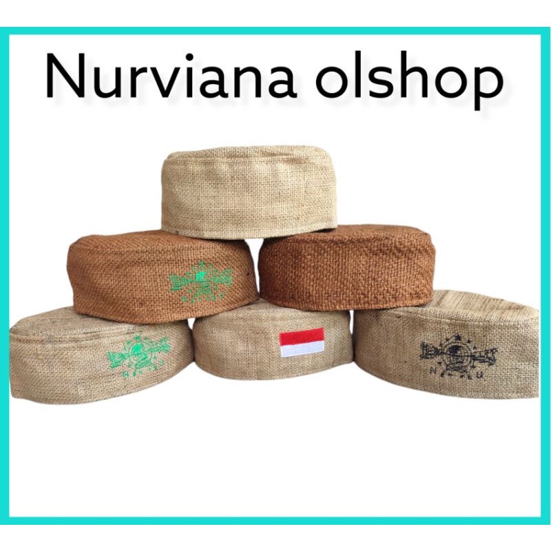 peci karung goni/peci goni/peci goni NU/peci goni coklat/peci goni coklat matang