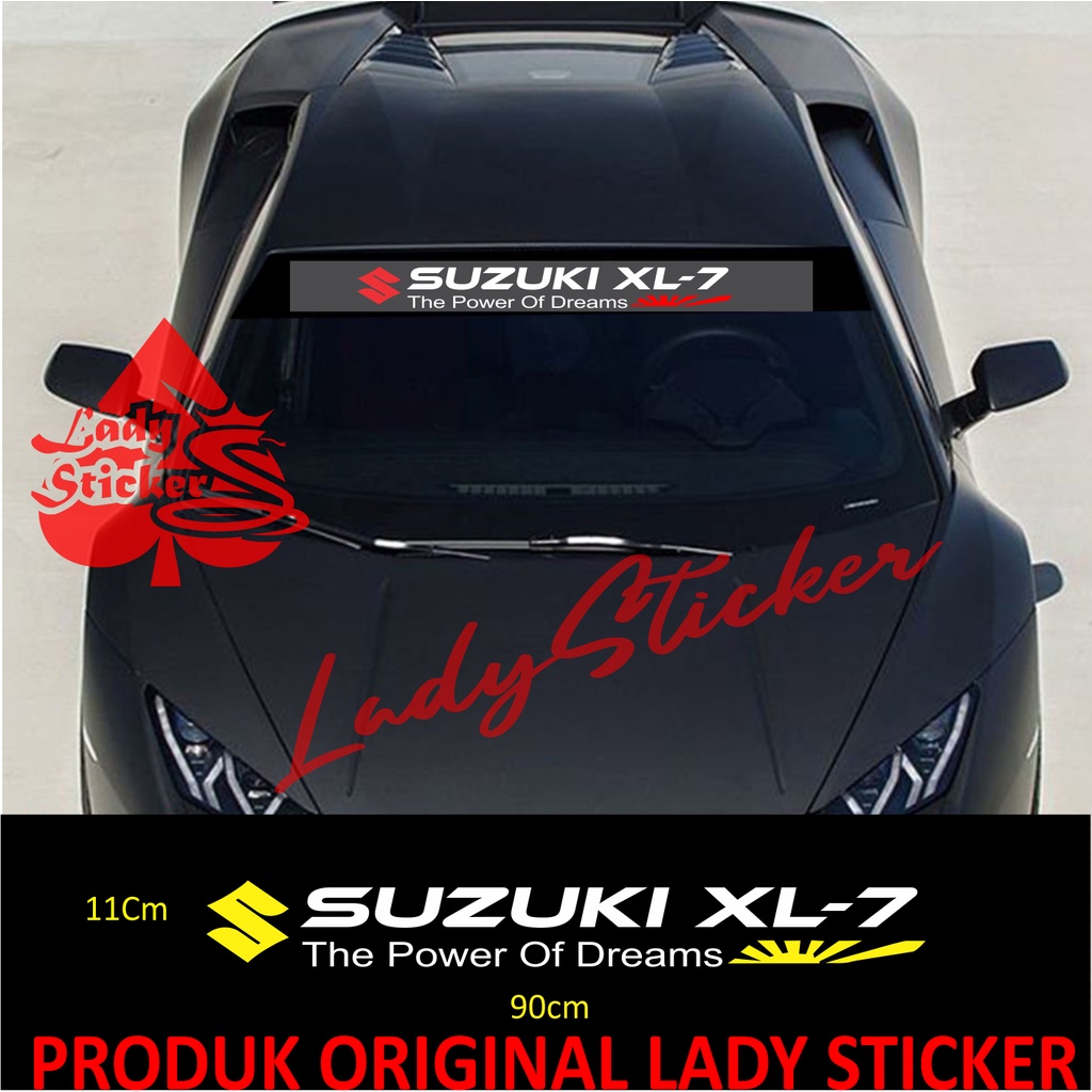 STICKER MOBIL XL-7 STICKER KACA DEPAN BELAKANG MOBIL SUZUKI XL-7