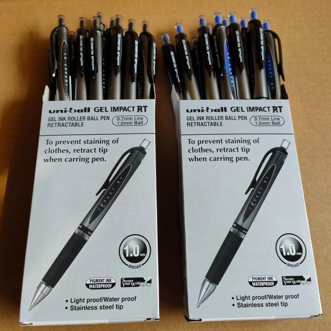 

pulpen uniball gel impact RT umn-152(10)s ---Terbaru---