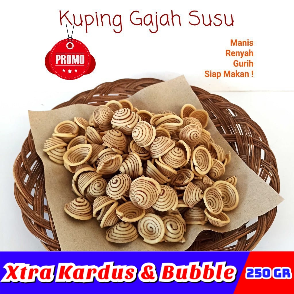 

Snack Kiloan Kuping Gajah Cream Coklat 250gr / Kuping Gajah Contong - Raos Rasa