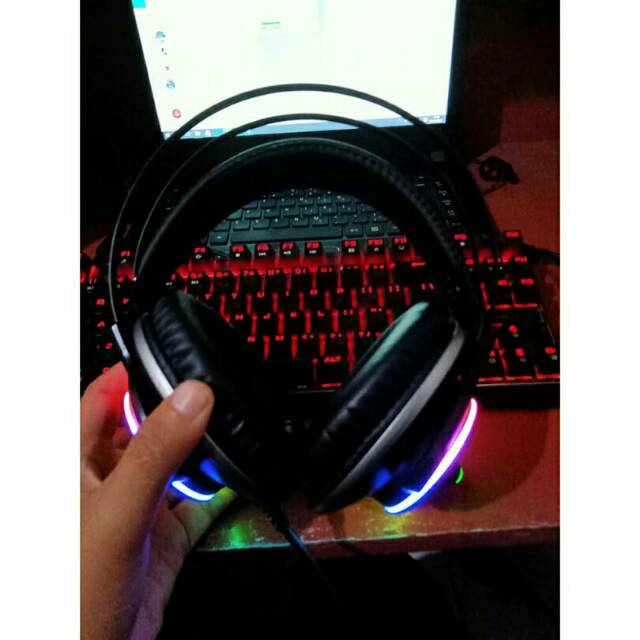 Headset gaming dbe gm300 gm 300 garansi masih