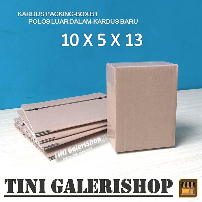 

Packing Kardus Karton Box Uk.10x5x13 cm Polos Luar Dalam Kardus Baru