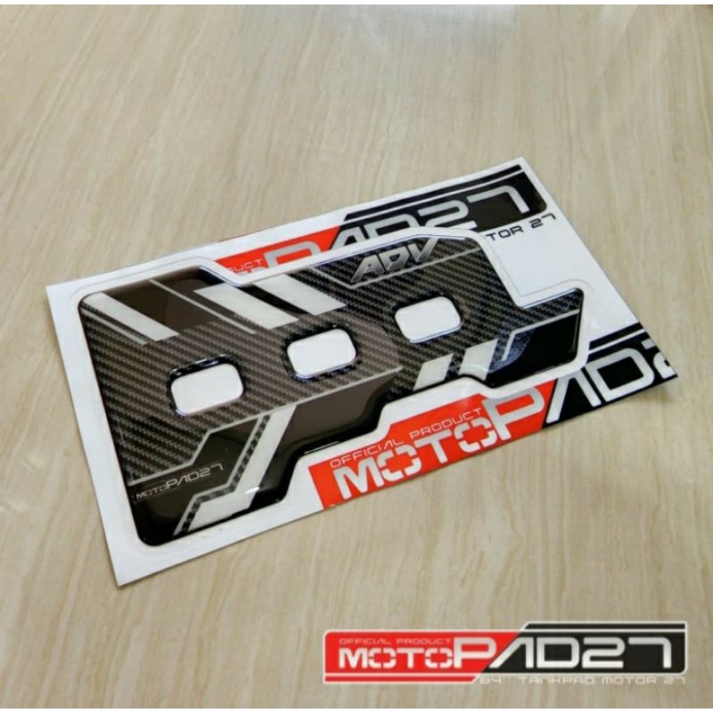 Stiker knalpot anti panas ADV 160 bahan resin Original