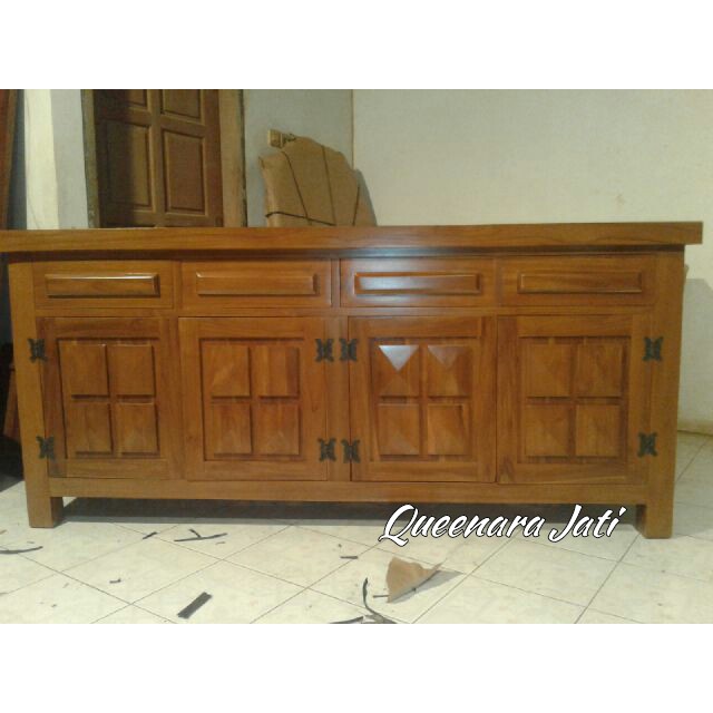 Bufet TV Jati Bufet TV Jepara Bufet TV Minimalis Meja TV Minimalis Furniture MurahJepara Free Ongkir
