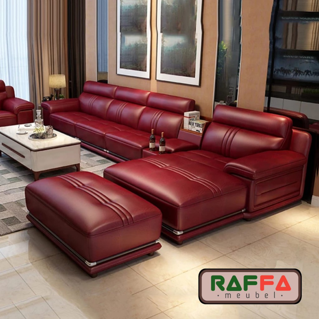 L38 RAFFA MEUBEL - Sofa Leter L - Sofa Minimalis Modern - Sofa Ruang Tamu/Keluarga - Kursi Sofa