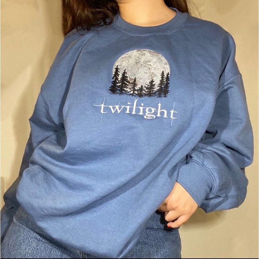 SWEATER UNISEX TWILIGHT /// CREWNECK CASUAL FLEECE TEBAL HALUS PREMIUM KEREN TERBARU''