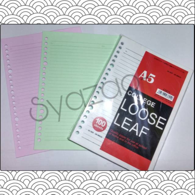 

Isi Binder A5 Colourful