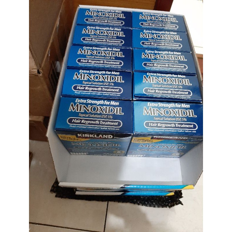 Minoxidil Kirkland 5% 1 Box isi 6 Botol ( Free Pipet Original )