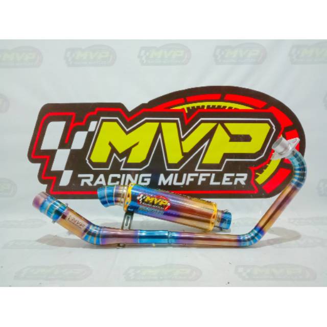 Knalpot Bluemon New cb150r Cb150r CBR150 original MVP Racing Muffl
