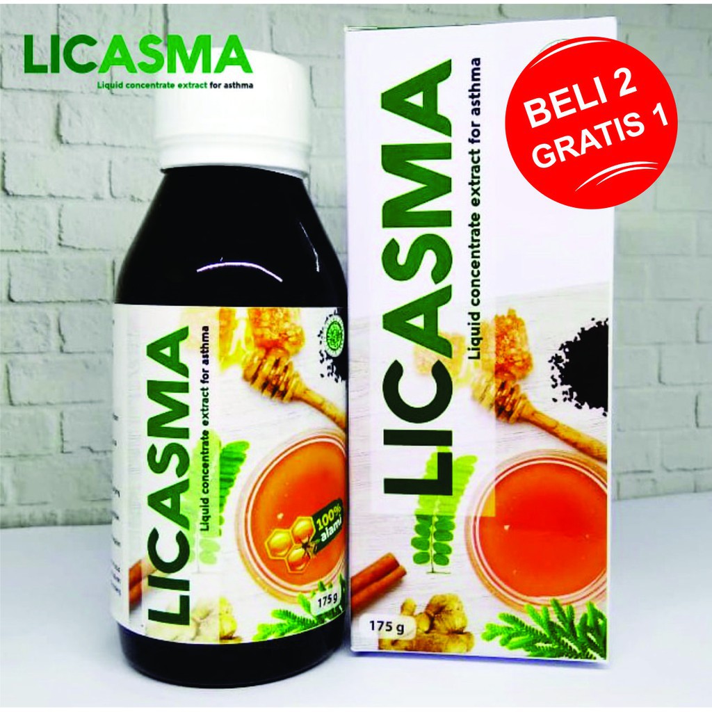 LICASMA MENGATASI ASMA DAN SESAK NAFAS - MADU LICASMA HERBAL ALAMI, MADU BATUK LICASMA OBAT ASMA HERBAL OBAT BATUK BERDAHAK OBAT SESAK NAFAS OBAT RADANG TENGGOROKAN-Licasma 1 btl