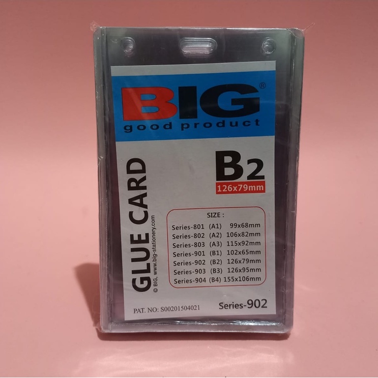 ID Card Mika Big B2 126mm x 79mm (Name Tag / Glue Card / Card Holder BIG)