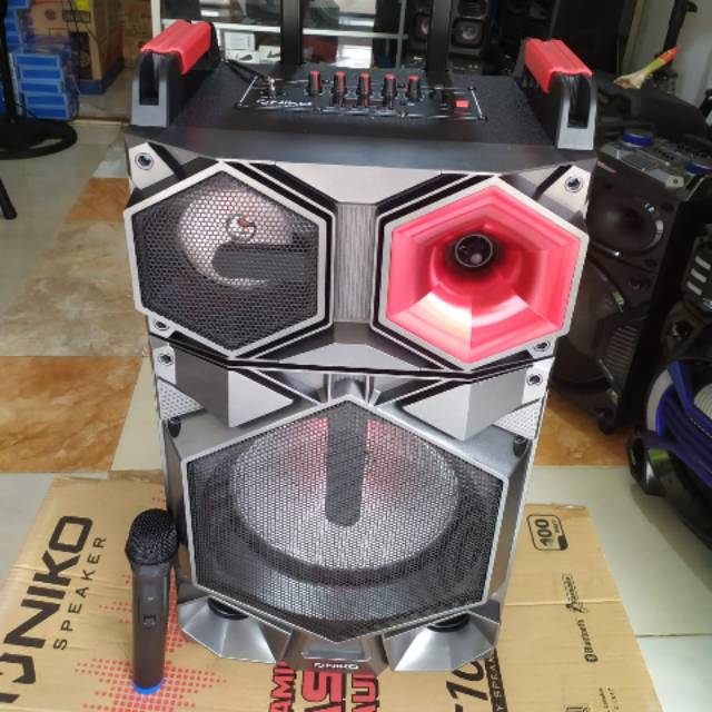 SPEAKER PORTABLE TROLLEY NIKO 10'INC
