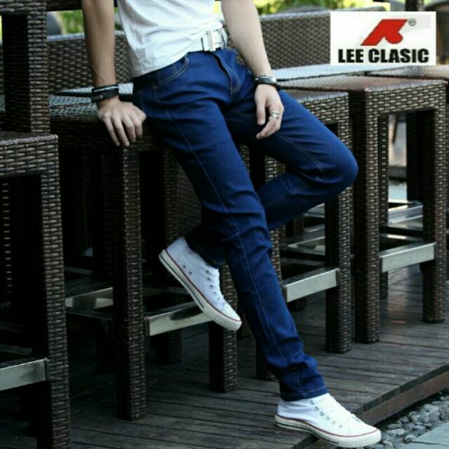 LEE CLASIC CELANA JEANS SKINNY FIT BAHAN
