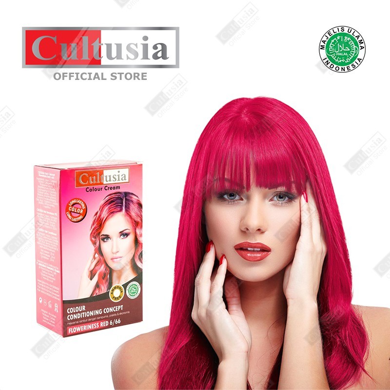 Cultusia Hair Color Flowrns Red 6/66 30 ML