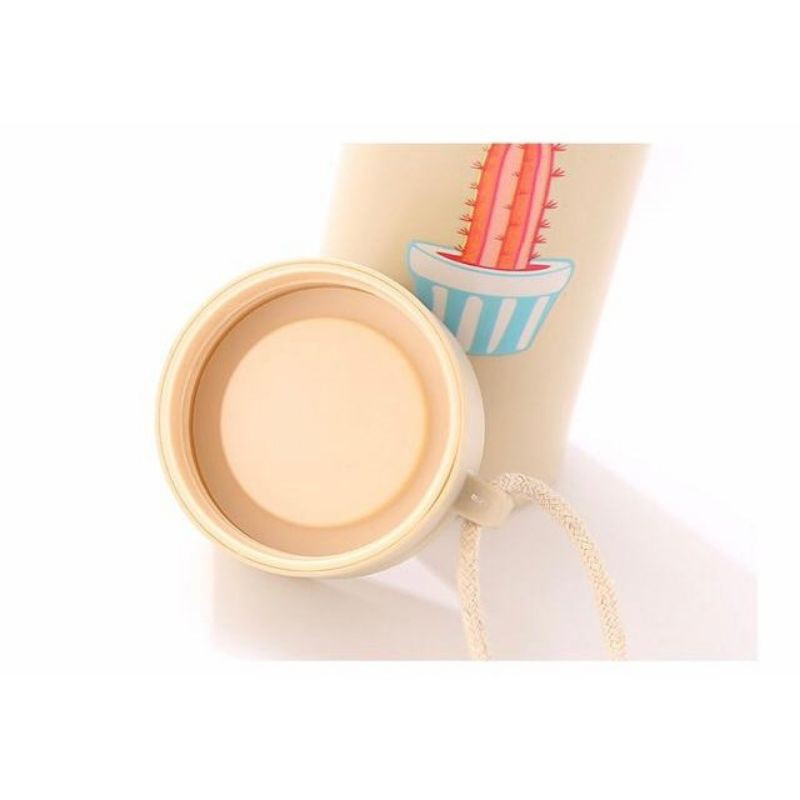 My Bottle Botol Kaca Minum Model Kaktus Unik BPA FREE Bahan Beling Cactus + dus-5