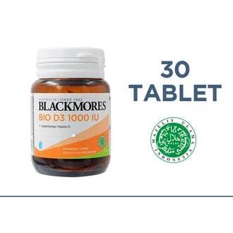 KALBE BPOM Blackmores Vitamin D3 1000 IU 1000iu isi 60caps 60 Kapsul / Bio D3 1000 IU isi 30caps 30 Kapsul