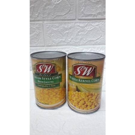 

SW WHOLE KERNEL CORN & CREAM STYLE CORN