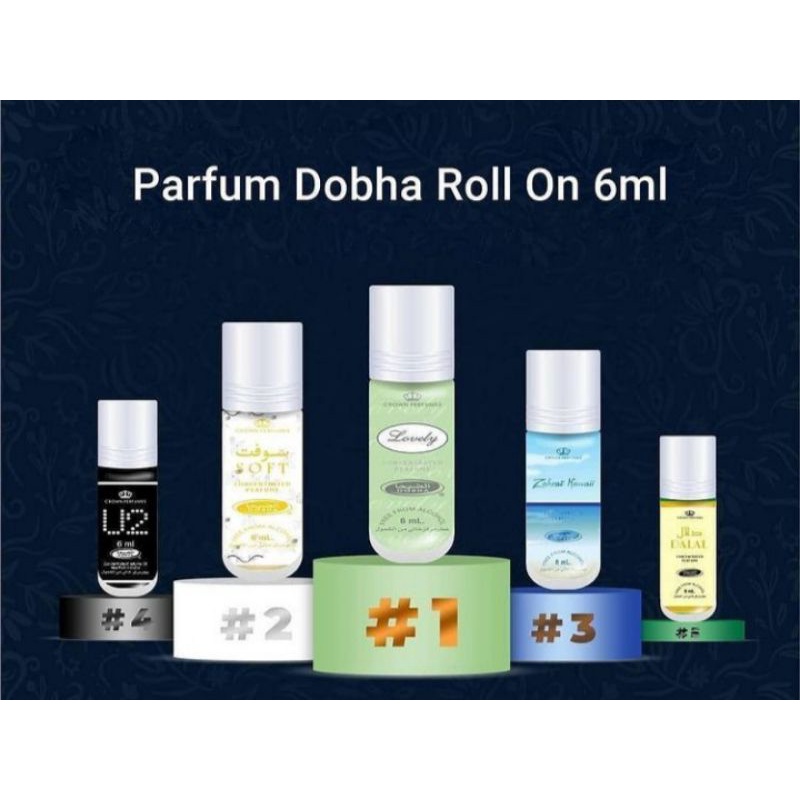 best seller dobha parfum 6 ml roll on original