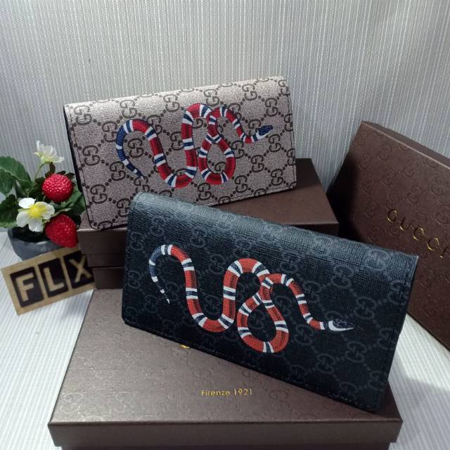 Dompet panjang king snake with box