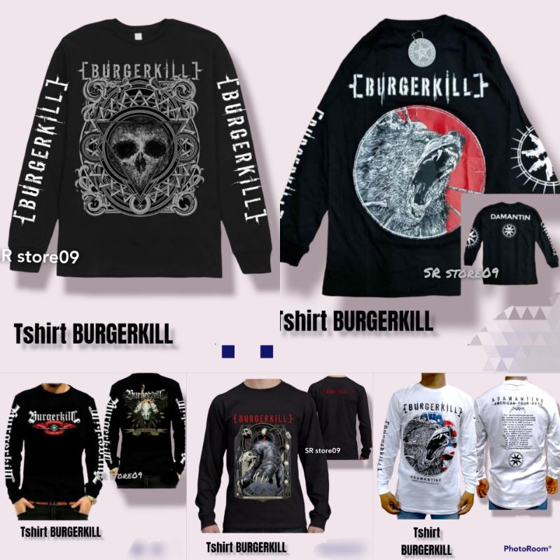 KAOS MUSIK METAL BURGERKILL LENGAN PANJANG