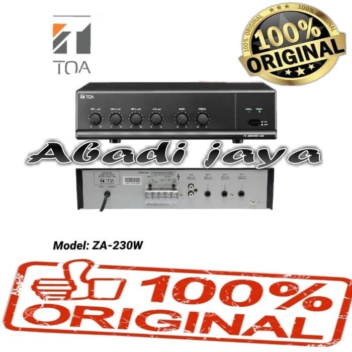 Amplifier toa za 230 w toa za230w ORIGINAL toa za 230w