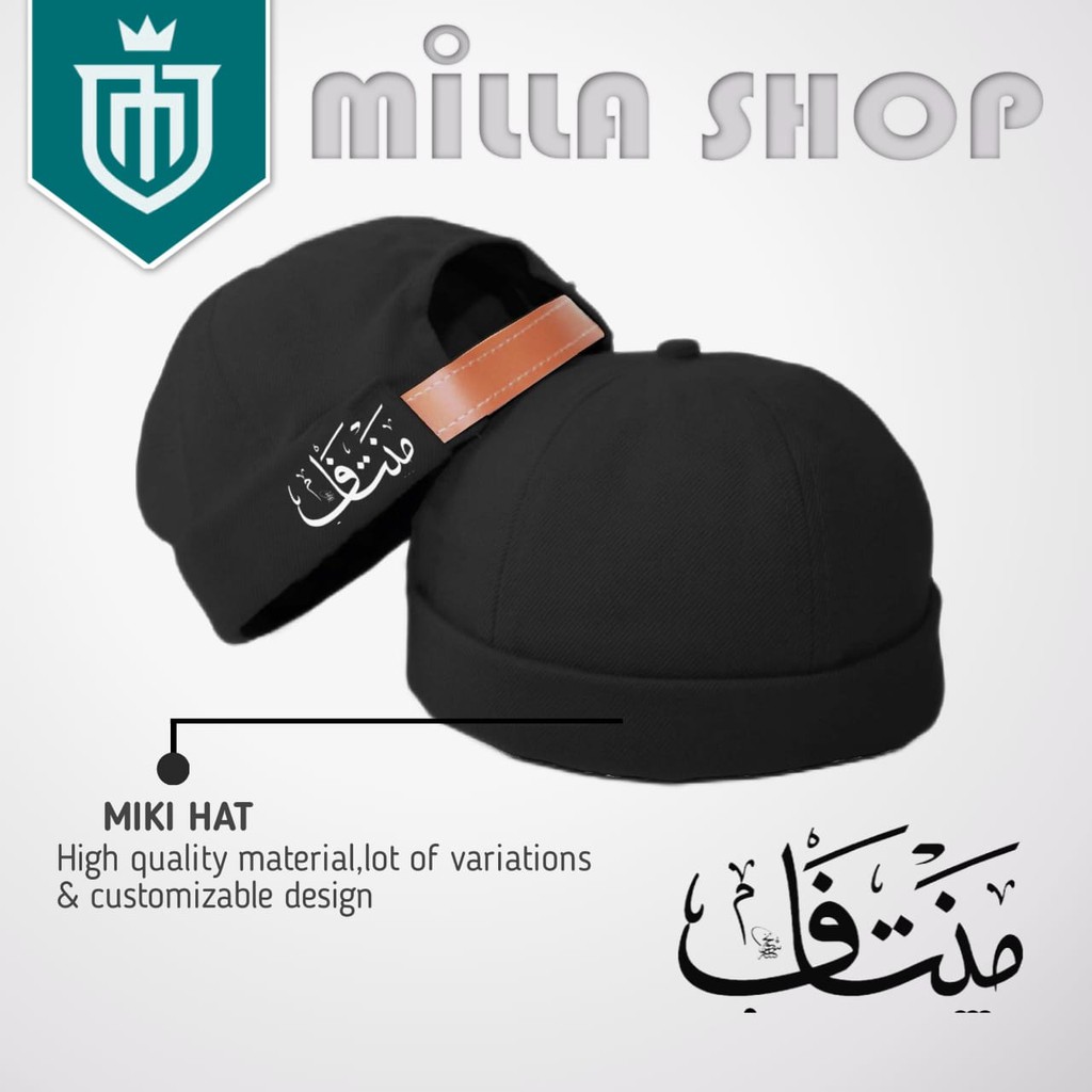 Peci Miki Hat DEWASA Topi Peci Miki Hat  Kopiah Peci UAS kaligrafi ARAB MANTAF