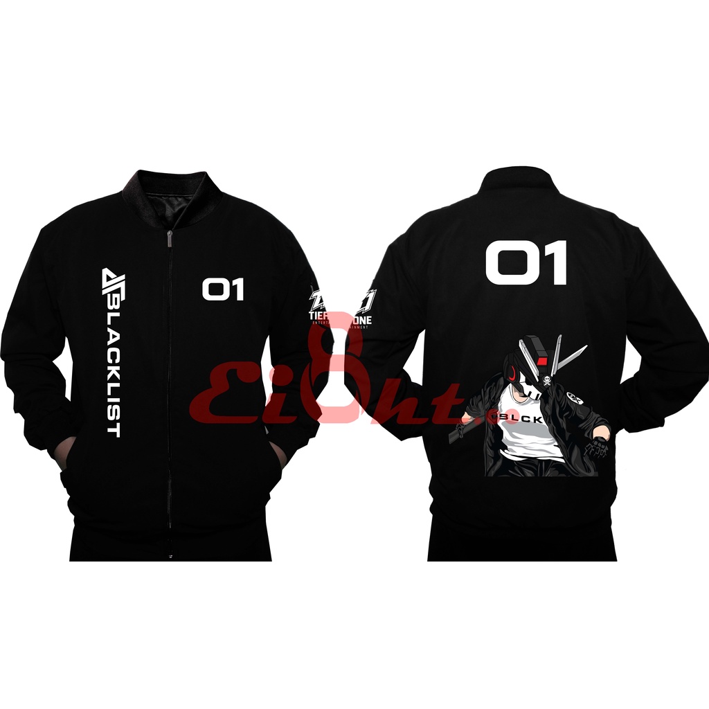 Jaket Bomber Blacklist International Esport Mobile Legend New Series