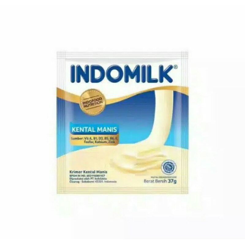 

Indomilk kental manis sachet 37gram