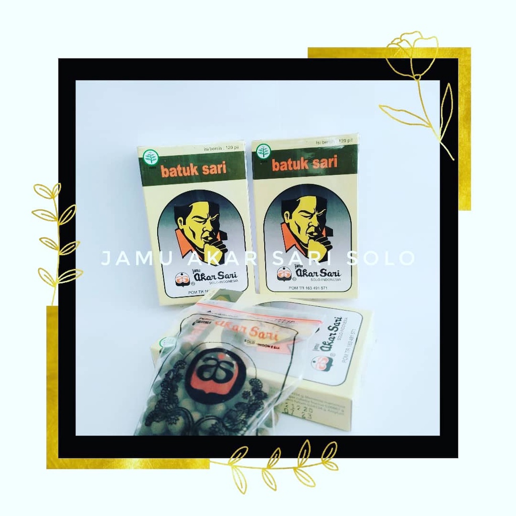 

Jamu Akar Sari - Batuk Sari Bubuk (2 Bungkus) - Batuk Sari Pil - Batuk Sari Rebusan - Mengatasi Batuk - Obat Batuk
