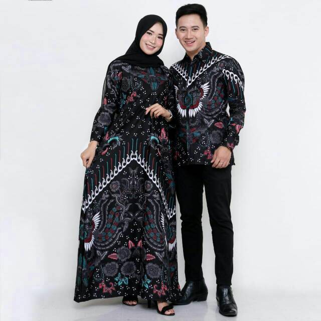 Batik Couple Keluarga Sania Ruffle Ori Ndoro Jowi Dnt Garansi Termurah Shopee - Couple Kupu Putih