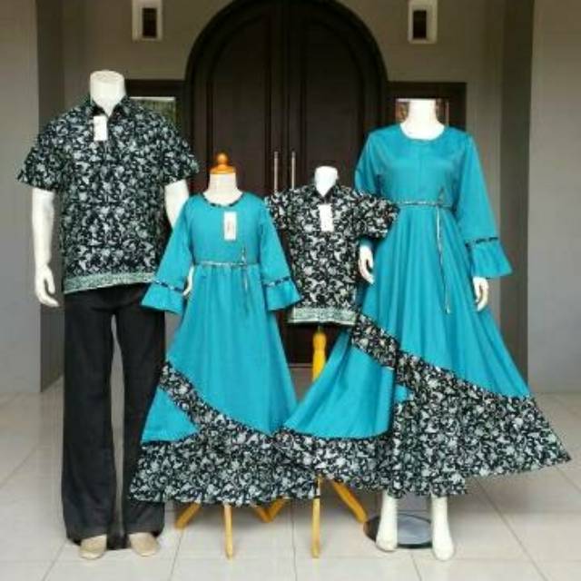 TERLARIS   Batik Keluarga dilan syari baju kapelan keluarga baju muslim couple keluarga jumbo