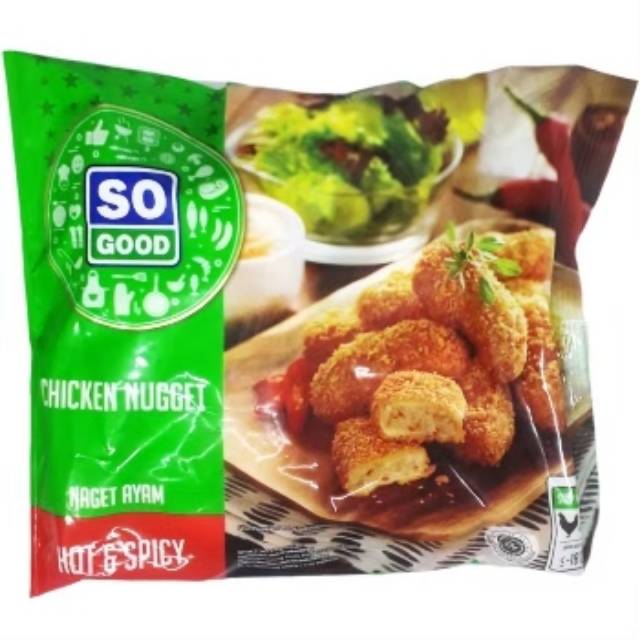 

SO GOOD NUGGET HOT & SPICY 400GR | Gosend Bandung
