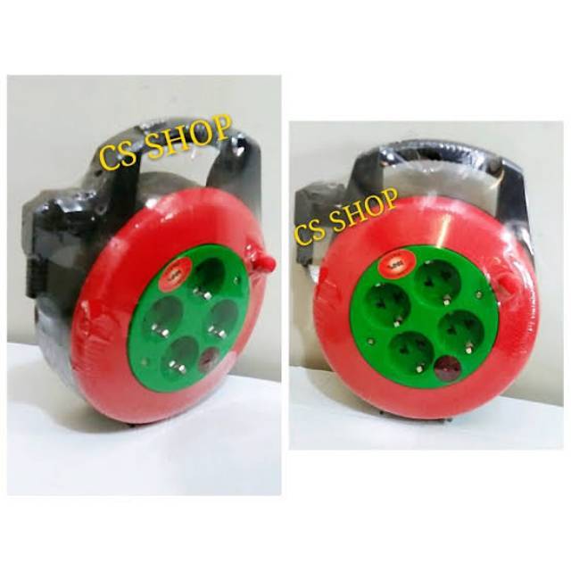  Kabel Roll DEXTA  DX 10 Lampu Cable Reel Extension Cabang 