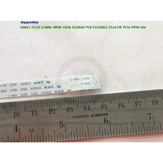 

Kabel Flexi 0,5Mm 18Pin 15Cm Searah Pcb Flexible Plastik Pita Pipih Aw Dnpgood11 Buru Order