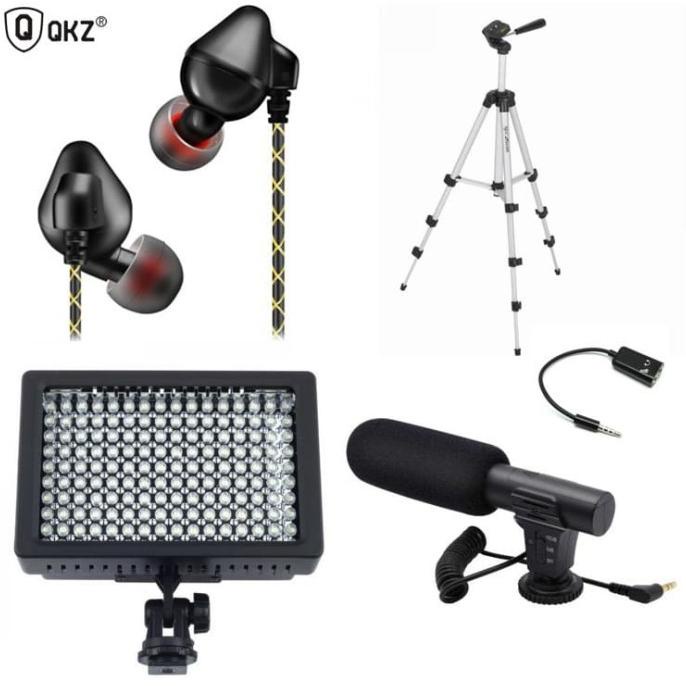 PAKET LENGKAP Alat VLOG - YOUTUBER - VLOGGER - VIDEOGRAFI - REKAMAN