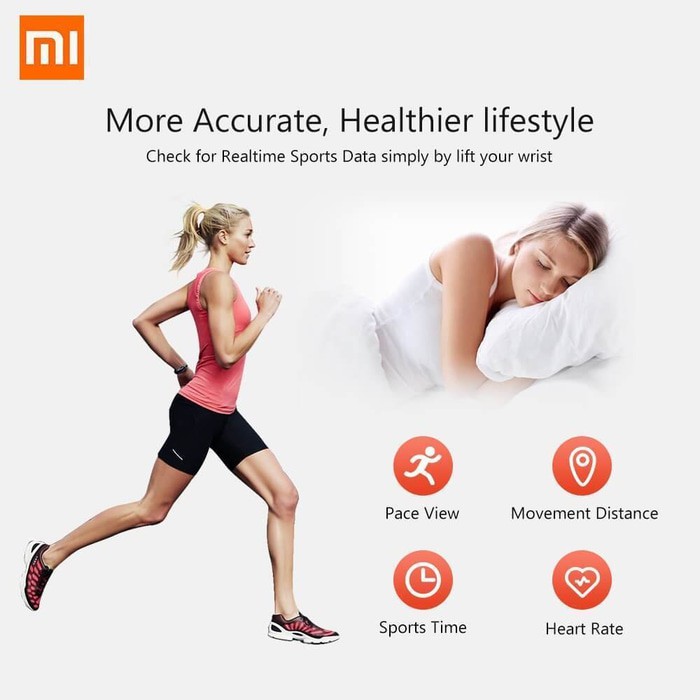 Xiaomi Mi Band 3 Miband 3 Miband3 Monitor Lcd Jam Smart Watch Original Exclusive