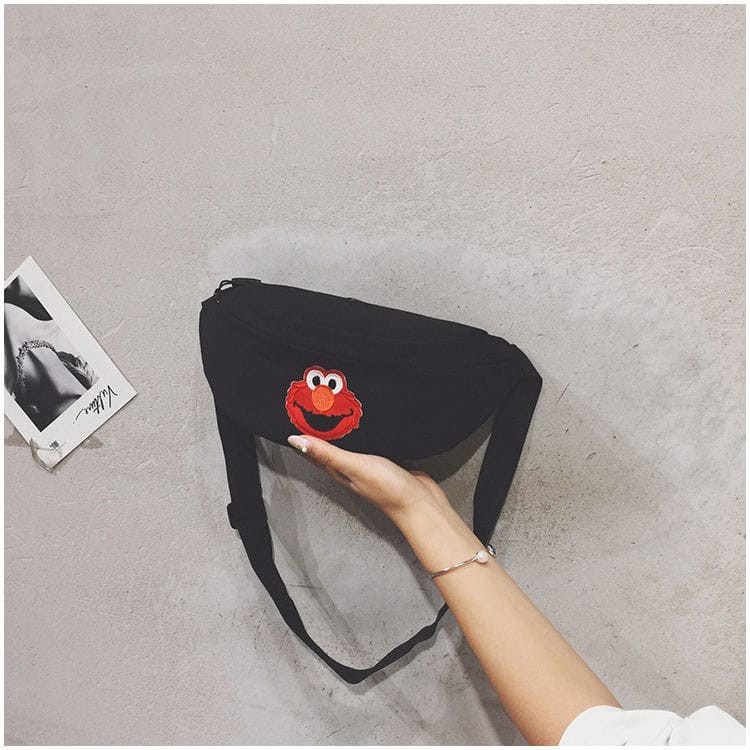 MurmerOfficial LW005 ELMO WAIST BAG TAS PINGGANG PRODUK LOKAL TERLARIS &amp; TERMURAH DI BANDUNG BISA COD