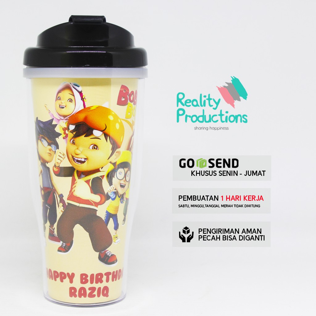 Exmoor Tumbler Boboiboy untuk Kado Ulang Tahun Anak